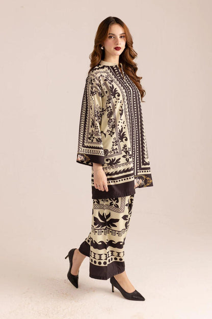 Stylish Women's Stitched Printed Shirt and Trouser set